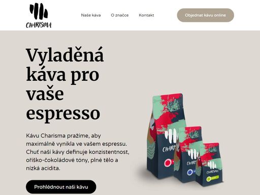 kávu charisma pražíme, aby maximálně vynikla ve vašem espressu. chuť naší kávy definuje konzistentnost, oříško-čokoládové tóny, plné tělo a nízká acidita.