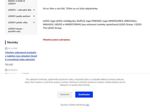 varko.cz -  hana pustková - prodejce stavebnic lego®, duplo® a náhradní díly lego® a  jiné hračky 