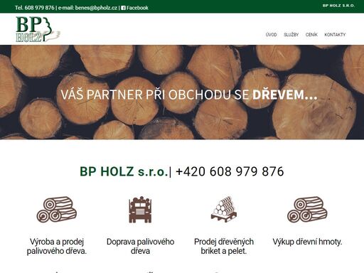 bp holz váš partner při obchodu se dřevem