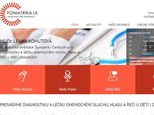 foniatrická ordinace šumperk