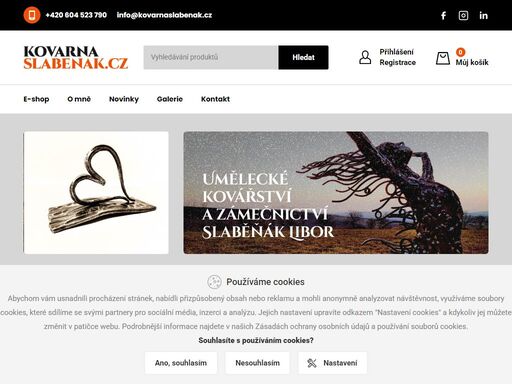 umělecké kovářství a zámečnictví libor slaběnák
