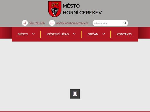 oficiální stránky města horní cerekev
