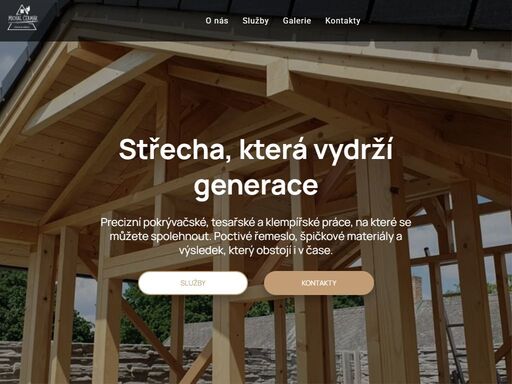 precizní pokrývačské, tesařské a klempířské práce, na které se můžete spolehnout. poctivé řemeslo, špičkové materiály a výsledek, který obstojí i v čase.