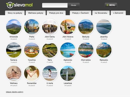 1000+ slev na internetu ?? dnešní slevy skrz pobyty a wellness. ?? akční slevy až 75?% ?? ověřené nabídky ubytování. ? slevy pro čr i zahraničí.