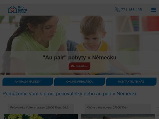chcete se stát pečovatelkou, nebo au-pair? nabízíme práci v rodinách po celém německu a holandsku.