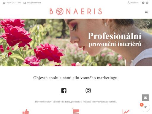 jsme společnost specializující se na profesionální provonění interiérů a vonný marketing. naším posláním je zkvalitňovat život v interiérech, ať už ve veřejných