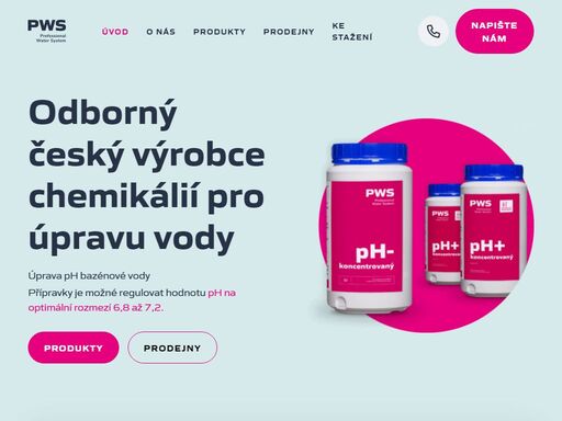 úprava ph bazénové vody. přípravky je možné regulovat hodnotu ph na optimální rozmezí 6,8 až 7,2.