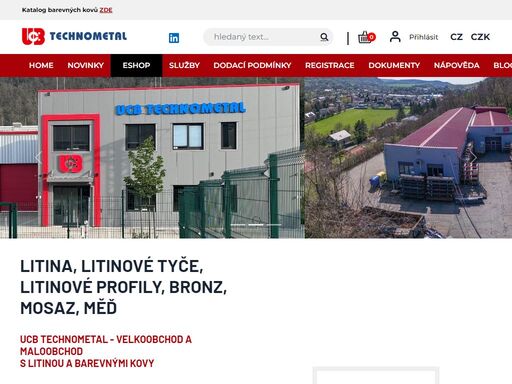 velkoobchod i maloobchod – eshop s litinovými odlitky, litinové profily, litinové tyče. obrábění kovů. dále sortiment barevných (neželezných) kovů – mosaz, měď, bronz – tyče, profily, plechy.