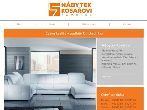 nábytek kosařovi - český nábytek, pohodlí a kvalita. nabízíme kompletní sortiment nábytku a doplňků do domácnosti.