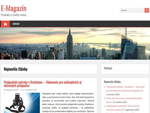 produkty a služby online