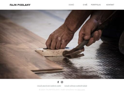 jsme fajnpodlahy. specializujeme se na podlahářství. pokládáme různé typy podlah s důrazem na vysokou kvalitu a pečlivý přístup. naše práce je zárukou spokojenosti klientů, kteří oceňují naši preciznost a odbornost.