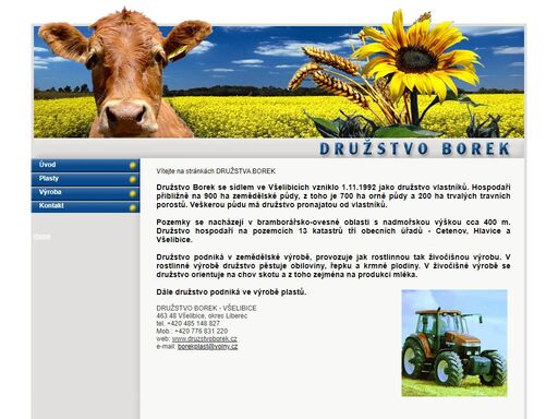 zemědělské družstvo s programem zemědělské výroby a výroby z plastických hmot