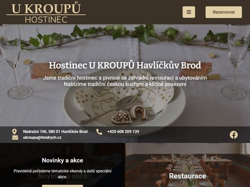 jsme tradiční hostinec a pivnice se zahradní restaurací a ubytováním. nabízíme tradiční českou kuchyni a klidné posezení. přijďte nás navštívit ještě dnes.