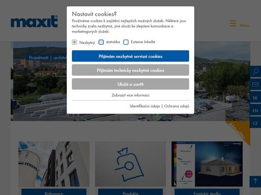 společnost maxit nabízí kvalitní výrobky pro občanské i průmyslové stavby. součástí dodávek je i strojní zařízení a spolu vlastním servisem a v neposlední řadě i poradenství k použití výrobků na stavbách.