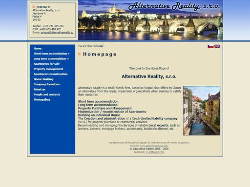 prague short term accomodation and property purchase