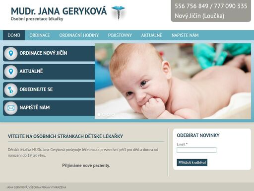 dětská lékařka dorost veřovice nový jičín loučka