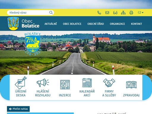 oficiální stránky obce bolatice
