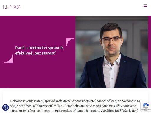 odbornost v oblasti daní, správně a efektivně vedené účetnictví, osobní přístup, odpovědnost, to vše je pro nás v lutaxu zásadní ?