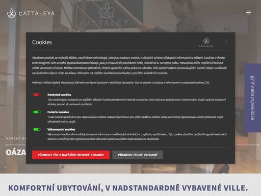 horský resort v čeladné | villa cattaleya