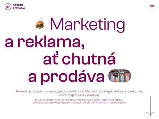 gastro reklama — marketing a reklama, co chutí a prodáva