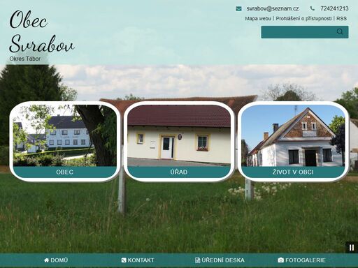 oficiální web obce svrabov