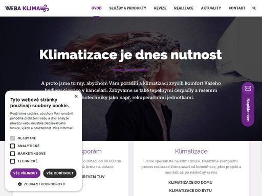 odborníci na dodávky a montáž klimatizace, vzduchotechniky a čerpadel. precizně řešíme malé i velké projekty klimatizací, rekuperace a vzduchotechniky.