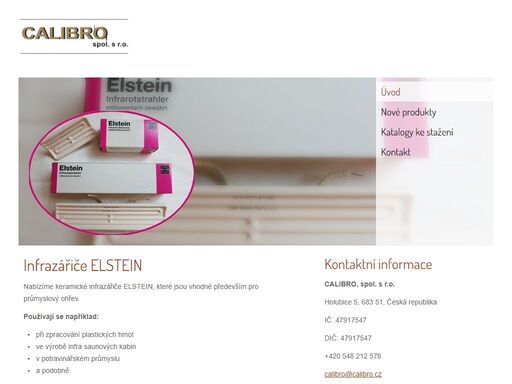 nabízíme keramické infrazářiče elstein, které jsou vhodné především pro průmyslový ohřev.