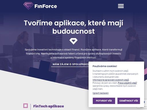 tvoříme aplikace, které mají budoucnost. spojujeme inovativní technologie s oblastí financí. rozvíjíme aplikace, které transformují finanční trhy. navrhujeme softwarová řešení určená pro správu dluhopisových investic a informační systémy finančních institucí.