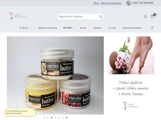 pedikúra a péče o nehty - mokrá pedikúra, wellness pedikúra, francouzská pedikúra a aplikace gel laku.