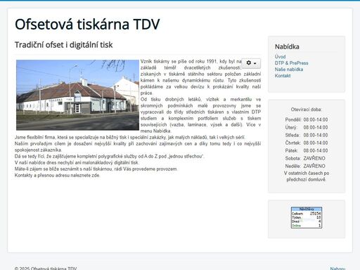 ofsetová tiskárna tdv