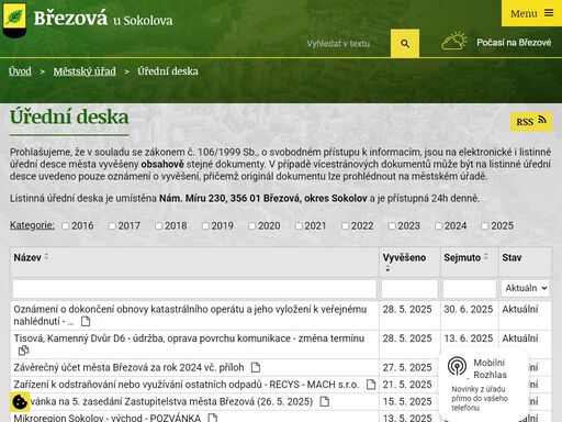 březová se rozkládá na mírných svazích první linie zalesněných vrchů slavkovského lesa.