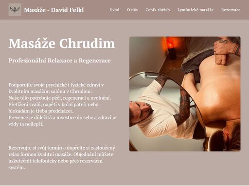 certifikované masáže v centru chrudimi