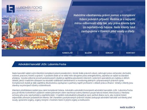 advokátní kancelář judr. lubomíra focka poskytující komplexní právní poradenství v široké škále právních oborů.