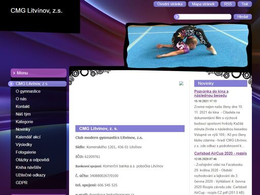 club moderní gymnastiky - chemopetrol litvínov
