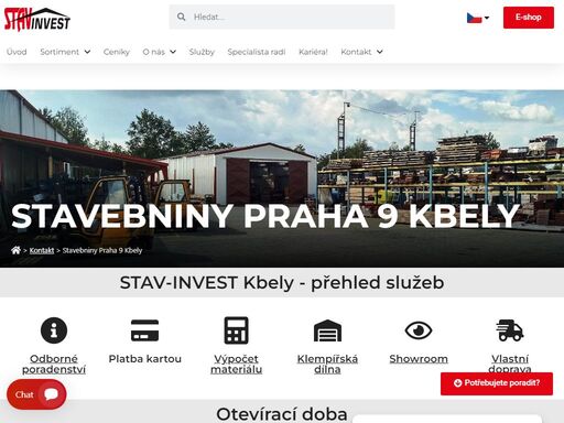stavebniny praha 9 kbely stav-invest ? prodáváme střešní krytiny ? izolace ? okapy ? řezivo ? střešní okna ? 4 velké prodejny v praze a okolí, 25 let zkušeností.