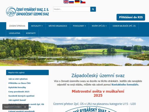 západočeský územní svaz   
více o činnosti územního svazu se dozvíte na těchto stránkách. jestliže zde nenajdete odpověď na svoji otázku, můžete nás oslovit...