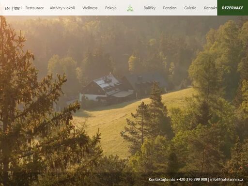 wellness hotel annín vám nabízí ubytování v srdci nádherné šumavské přírody. přijeďte ochutnat špičkové delikatesy našeho šéfkuchaře a užijte si relaxaci v našem wellness centru.