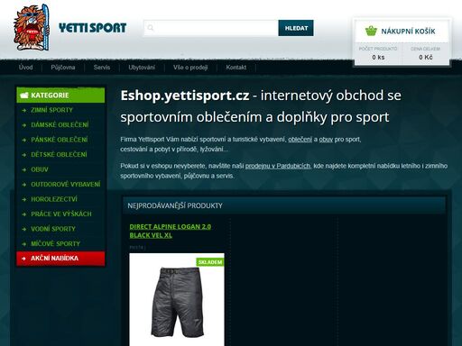 yettisport - nové i použité lyžařské, skialpinistické a snowboardové vybavení