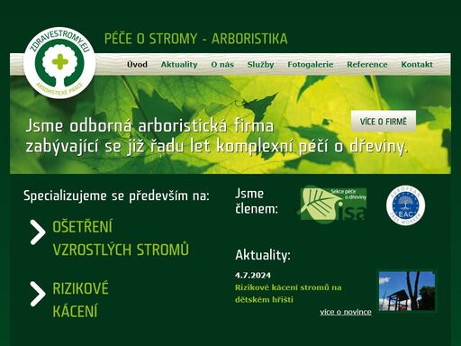 péče o stromy, arboristika