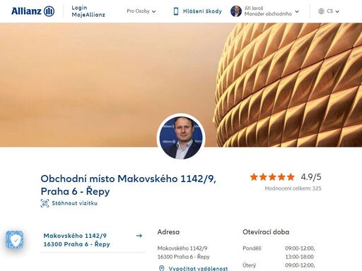 obchodní místo makovského 1142/9, praha 6-řepy