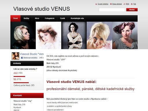 kadeřnictví nymburk, kadeřnictví, loreal, studio, venus, dámské, dětské, pánské, kadeřnice, vlaové studio venus, seznámení, kadeřnické služby vlasové studio venus v nymburce vám nabízí profesionální dámské, pánské, dětské kadeřnické služby, vlasovou kosmetiku a vlasové poradenství.