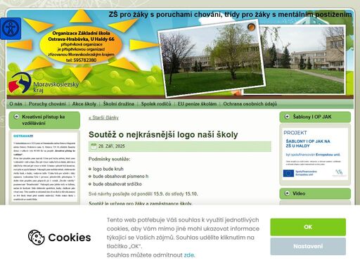 zš pro žáky s poruchami chování, třídy pro žáky s mentálním postižení