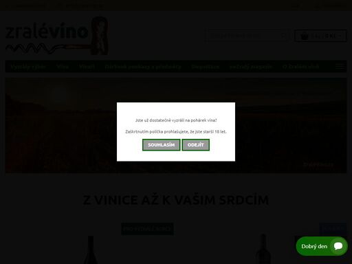 vybrte si z pohodlí domova své víno. všechna nabízená vína máme skladem a do 15 minut od vaší objednávky jsou zabalena a připravena na cestu k vám.