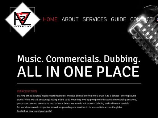 a2z studio is top-tier recording studio in prague for artists and producers. mixing, mastering, beatmaking, and release support – trusted by international names.