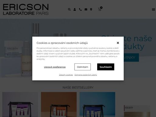 společnost ericson laboratoire vyvíjí kosmetické přípravky pro péči o pleť s mimořádně účinnými a inovativními recepturami již od roku 1962.