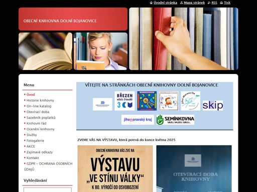 profesionální obecní knihovna dolní bojanovice. online katalog knih.