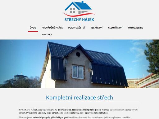 střechy hájek, ústí n.l.-božtěšice, střechy na klíč