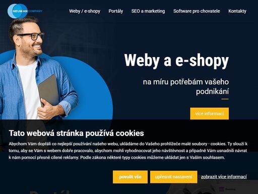 realizace webů, e-shopů a firemních portálů. seo a marketing.