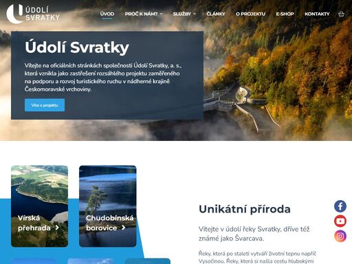 vítejte na oficiálních stránkách společnosti údolí svratky a.s., která vznikla jako zastřešení rozsáhlého projektu zaměřeného na podporu a rozvoj turistického ruchu v nádherné krajině českomoravské vrchoviny.