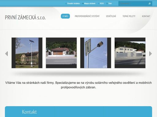 specializujeme se na výrobu solárního veřejného osvětlení a mobilních protipovodňových systému, bariér a ochrany.

